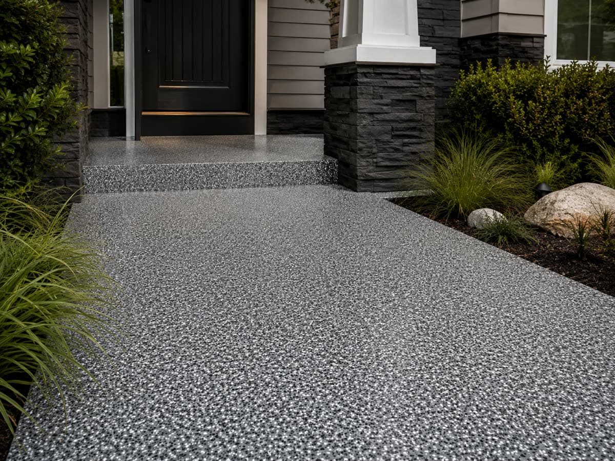 Walkways & porches coated by TopCoat